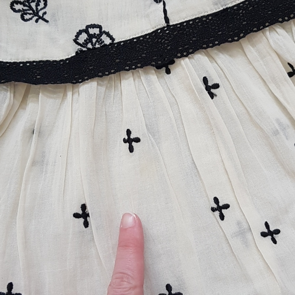 Anthropologie Vizcaya Embroidered dress, size 2 - Picture 7 of 8